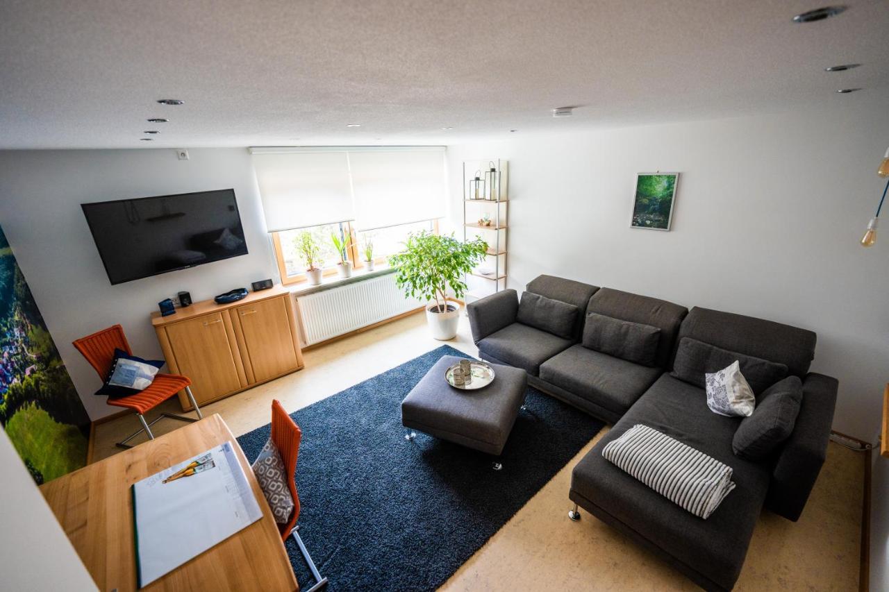 Laendliche 2-Zimmer Wohnung Bad Ditzenbach Exterior foto